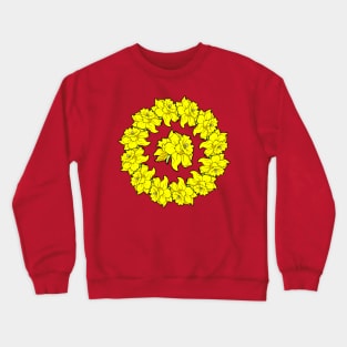 Daffodil Mandala Crewneck Sweatshirt